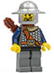 Fantasy Era - Crown Knight Scale Mail with Chest Strap, Helmet with Broad Brim, Curly Eyebrows and Goatee, Quiver