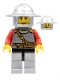 Kingdoms - Lion Knight Scale Mail with Chest Strap and Belt, Helmet with Broad Brim, Eyebrows and Goatee