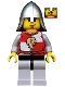 Kingdoms - Lion Knight Quarters, Helmet with Neck Protector, Eyebrows and Goatee