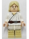 Luke Skywalker - Light Nougat, Long Hair, White Tunic, Tan Legs, White Glints