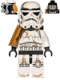 Sandtrooper - Orange Pauldron, Survival Backpack, Dirt Stains, Balaclava Head Print and Helmet with Dotted Mouth Pattern