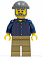 Lego Brand Store Male, Plaid Button Shirt, Dark Tan Legs (no back printing) {München}