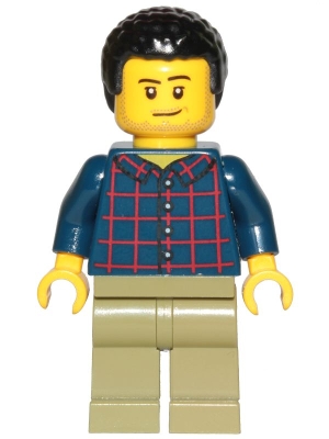 LEGO - Minifig, Hair Male with Coiled Texture - - PICK YOUR COLOR !!