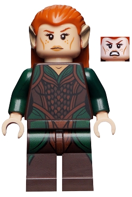 LEGO Detailed Listing for Tauriel, Dark Green and Dark Brown Outfit lor034  $5.25